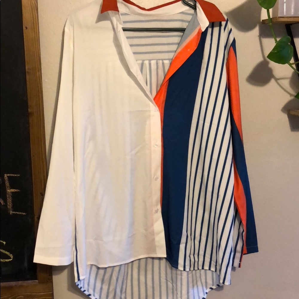 Striped Botton Down